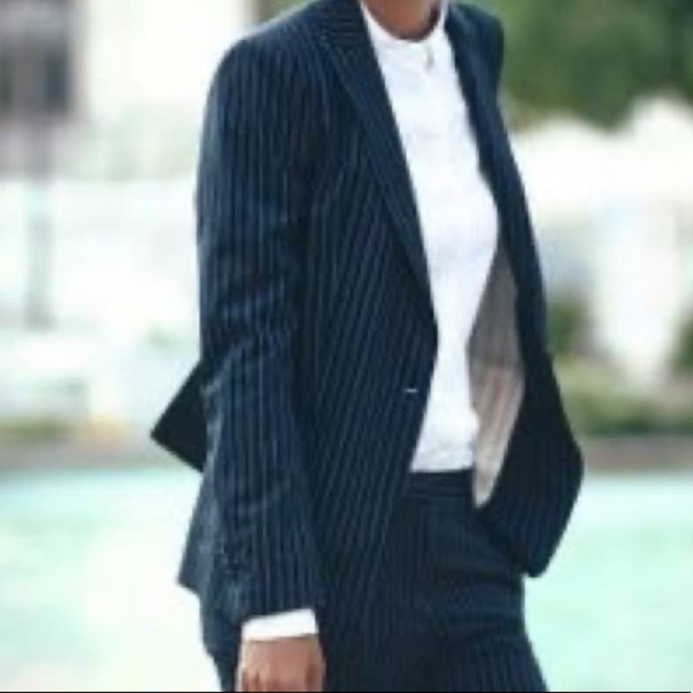 Club Monaco wool pin stripe blazer - 80% off
